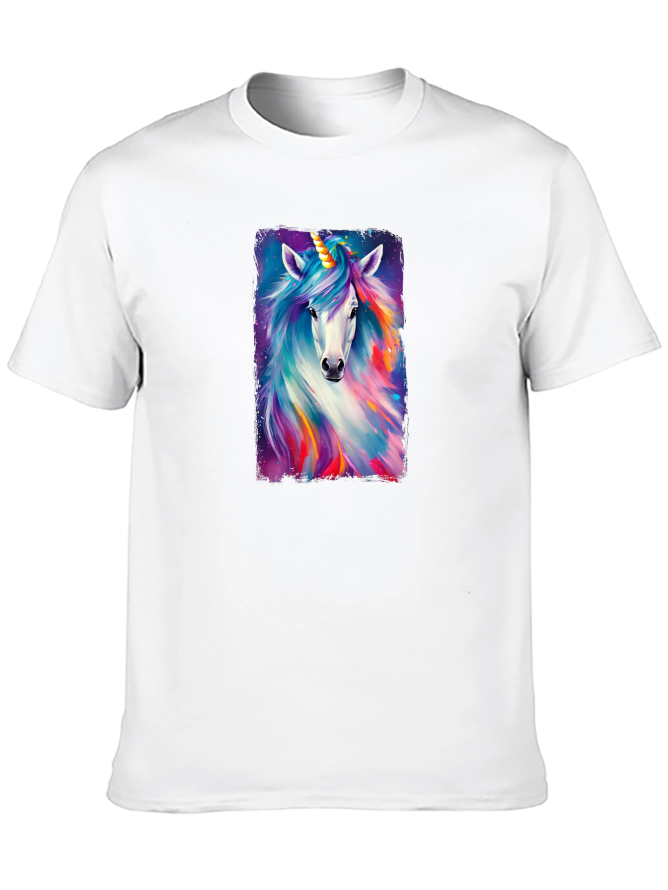 Unicorn Graphic Black T-Shirt