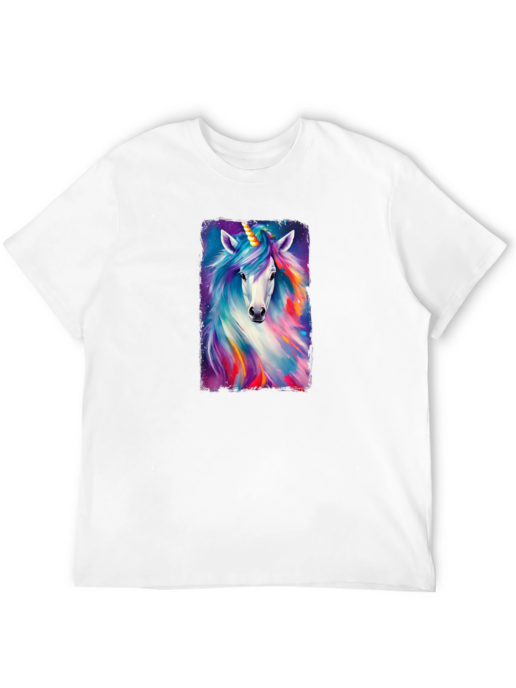 Unicorn Graphic Black T-Shirt