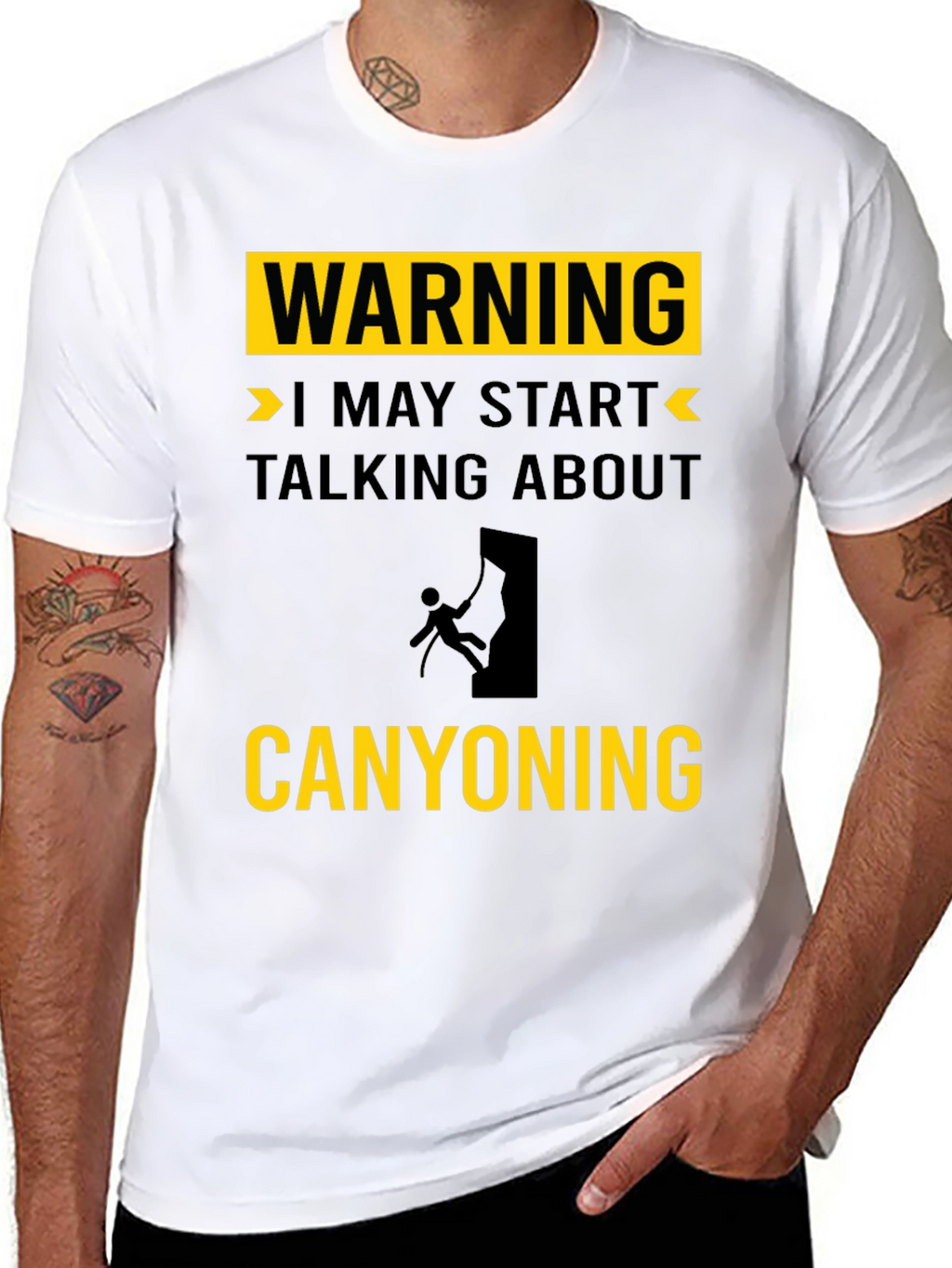 Warning: May Start Talking About Canyoning T-Shirt