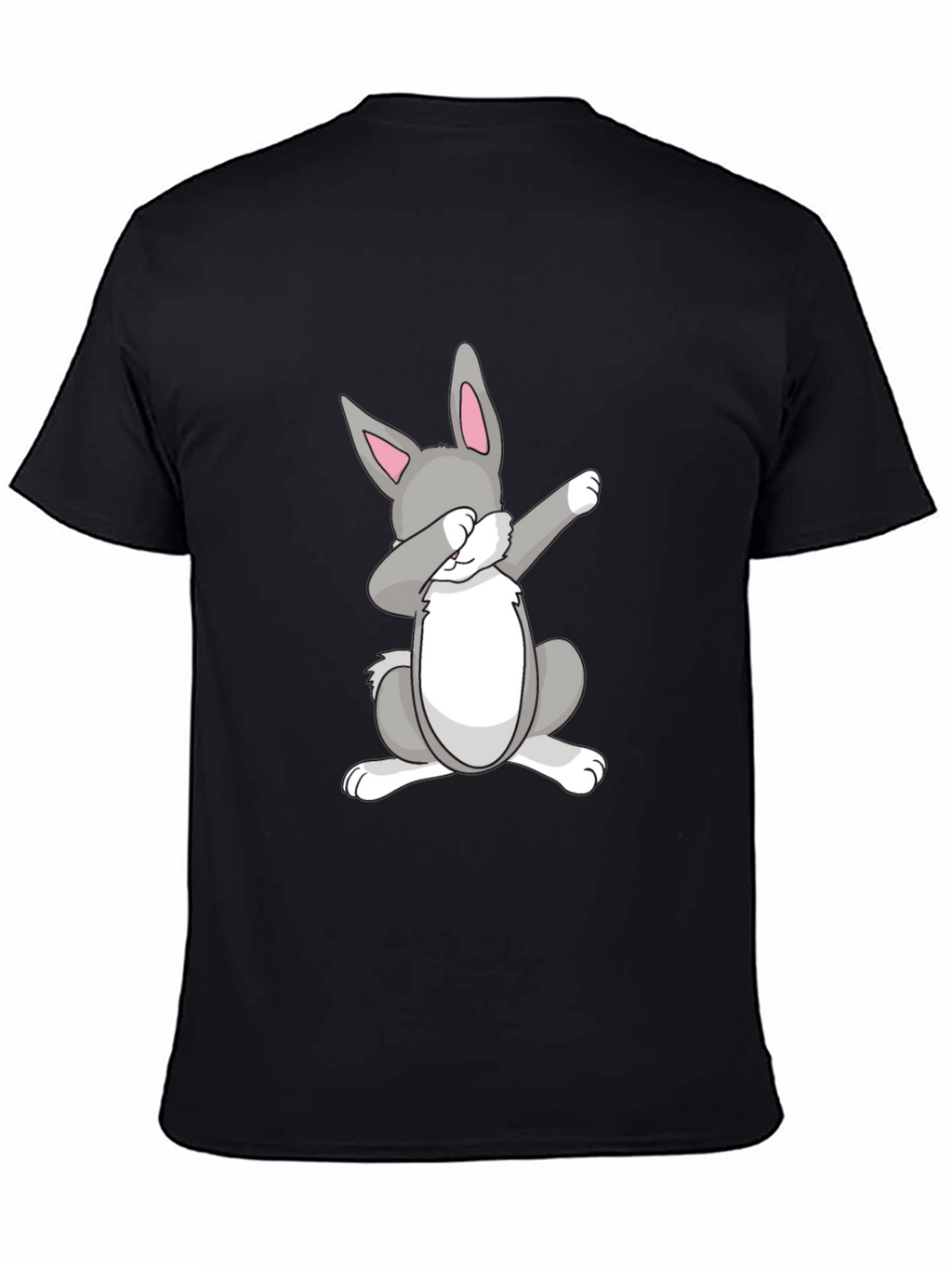 Dabbing Easter Bunny Black T-Shirt