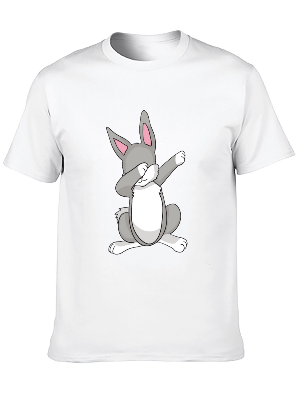 Dabbing Easter Bunny Black T-Shirt