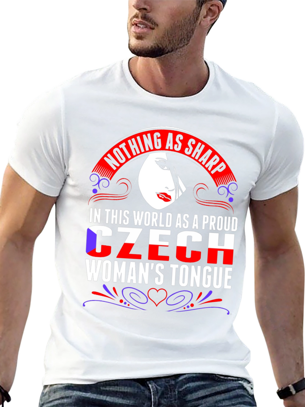 Proud Czech Womans Tongue T-Shirt