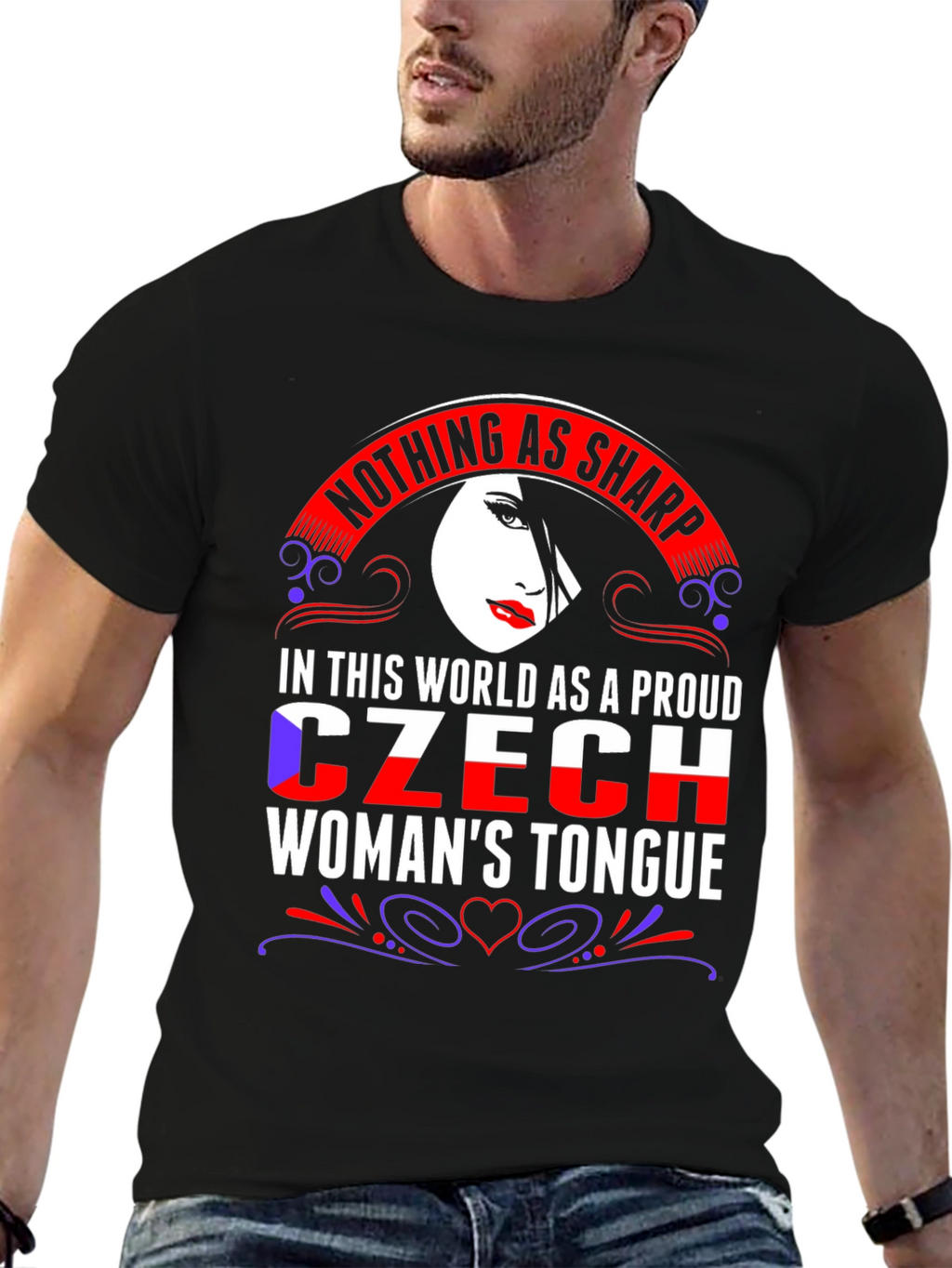 Proud Czech Womans Tongue T-Shirt