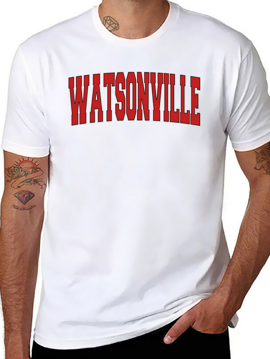 Watsonville Graphic Tee - Bold Collegiate Style