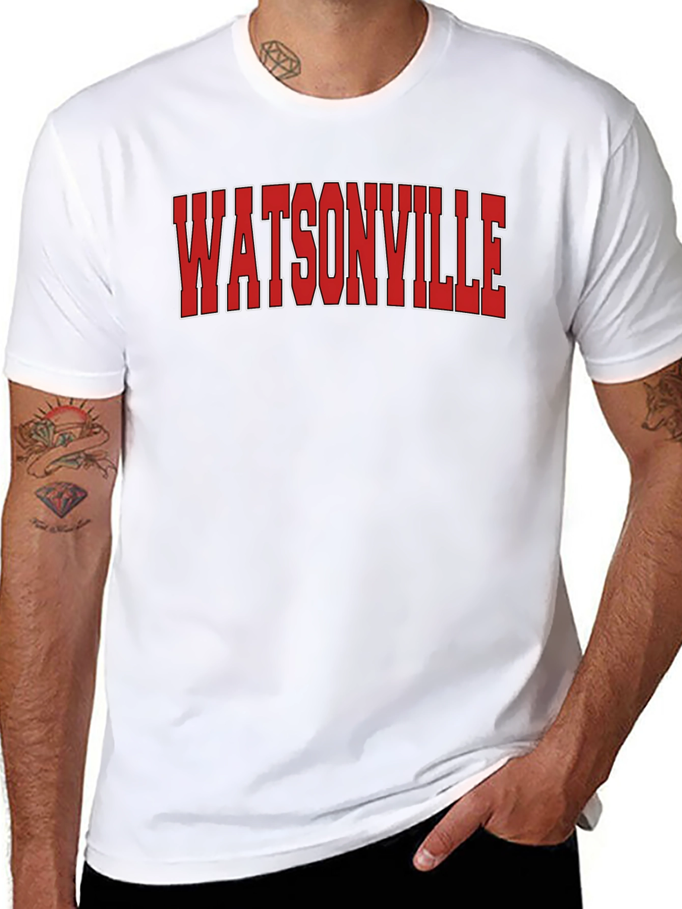 Watsonville Graphic Tee - Bold Collegiate Style