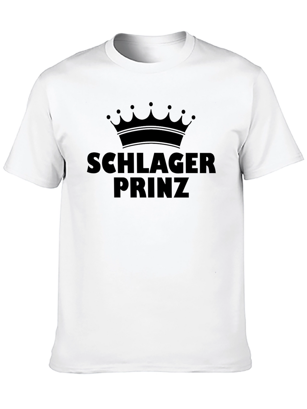 Schlager Prinz T-Shirt - Black Graphic Tee