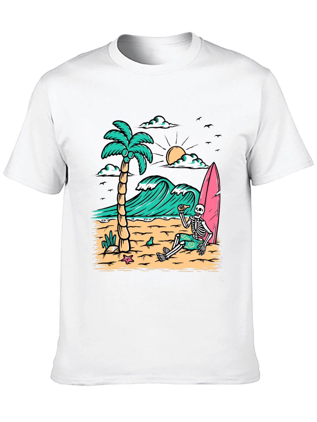Relaxed Skeleton Beach T-Shirt