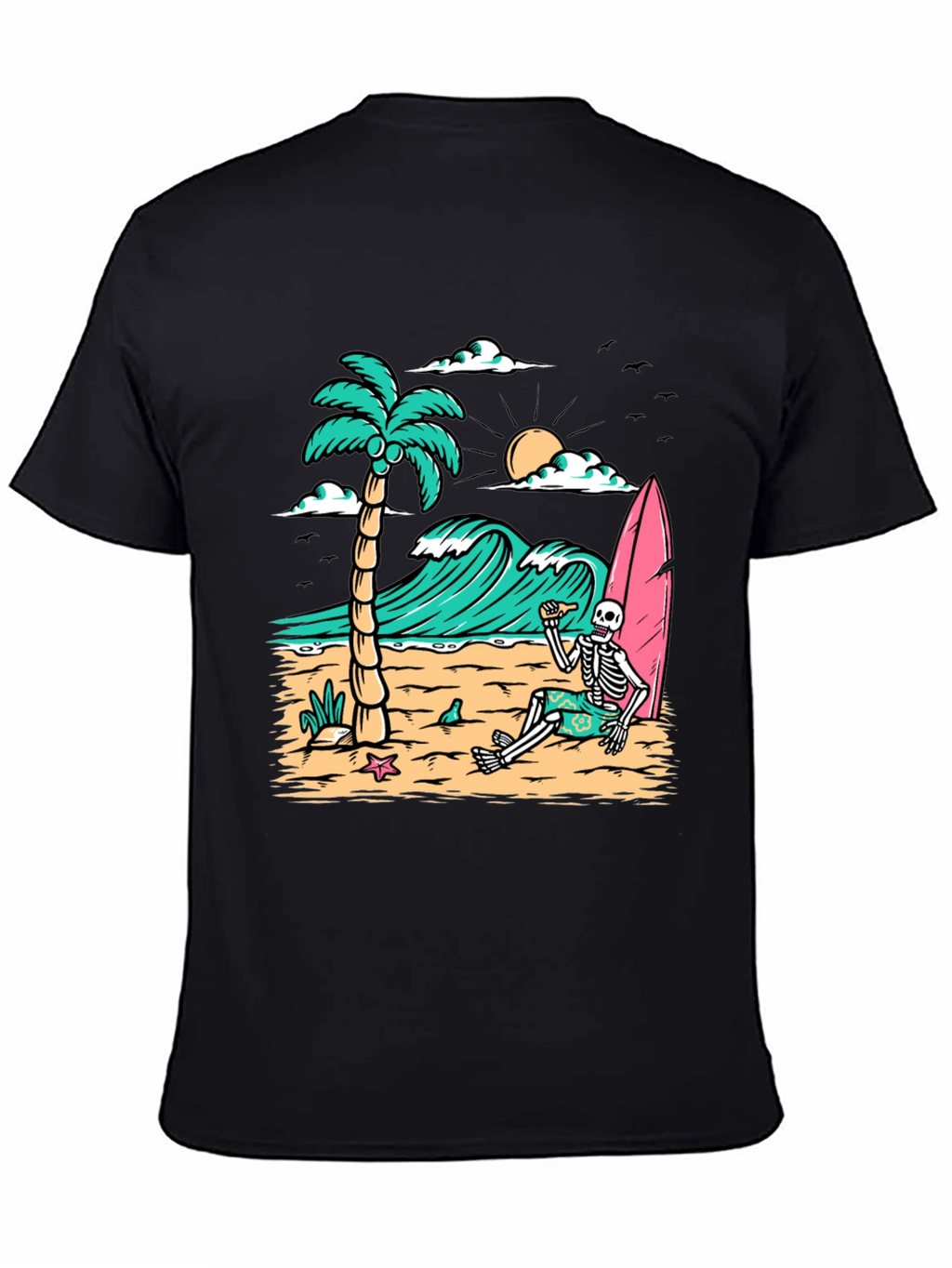 Relaxed Skeleton Beach T-Shirt