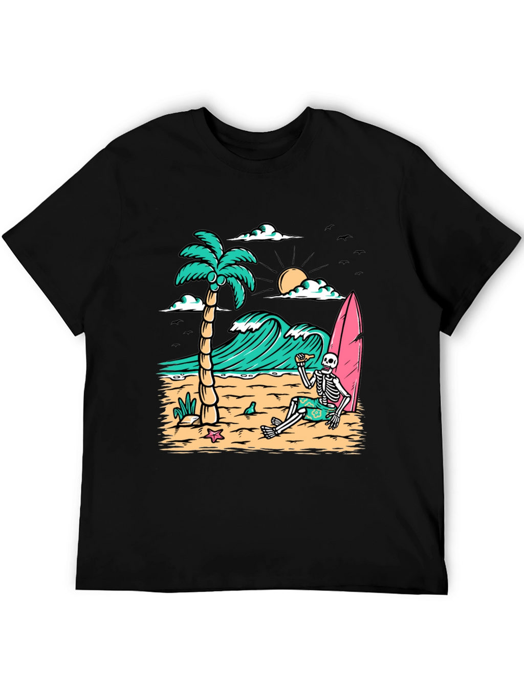 Relaxed Skeleton Beach T-Shirt