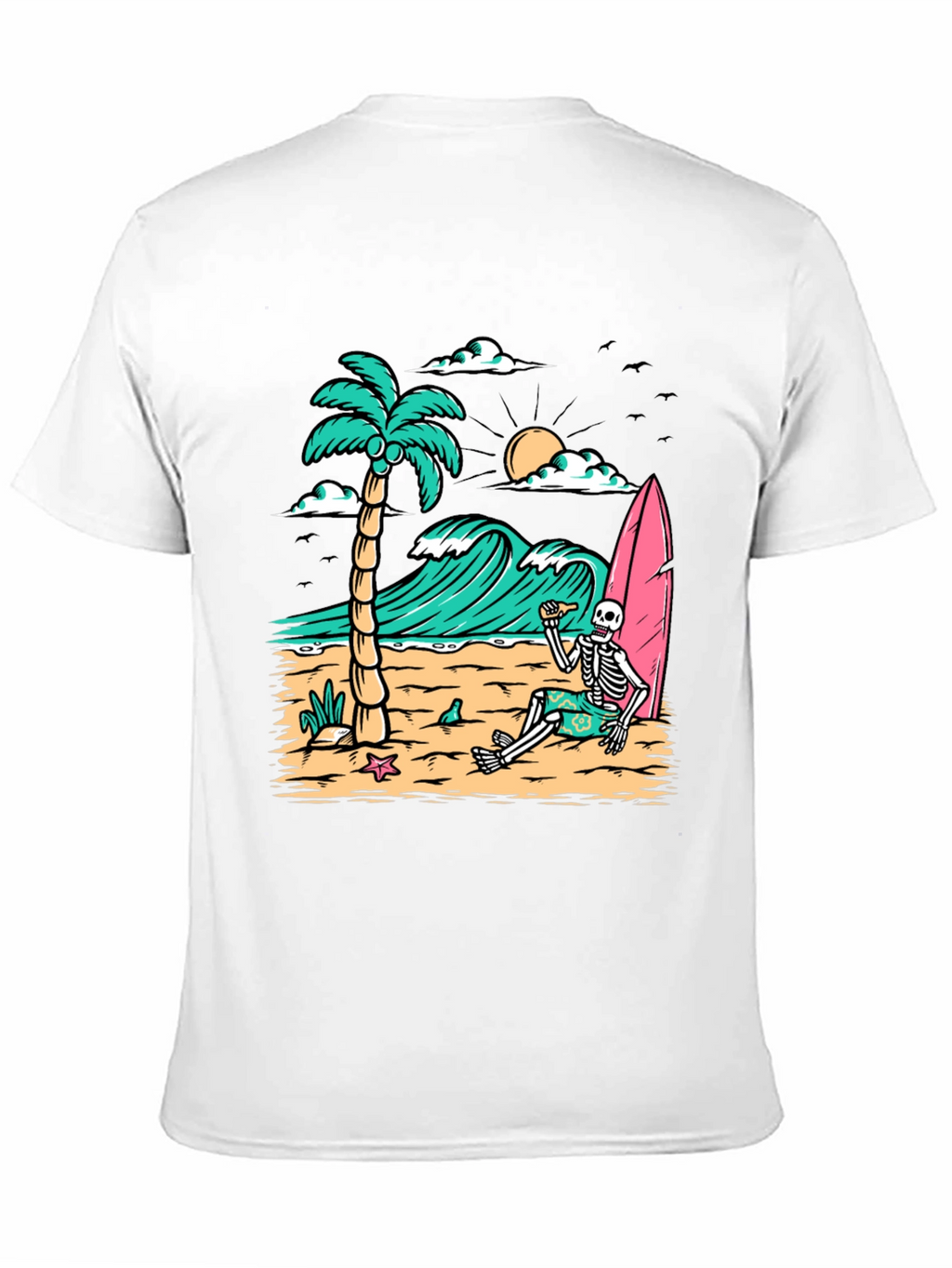 Relaxed Skeleton Beach T-Shirt