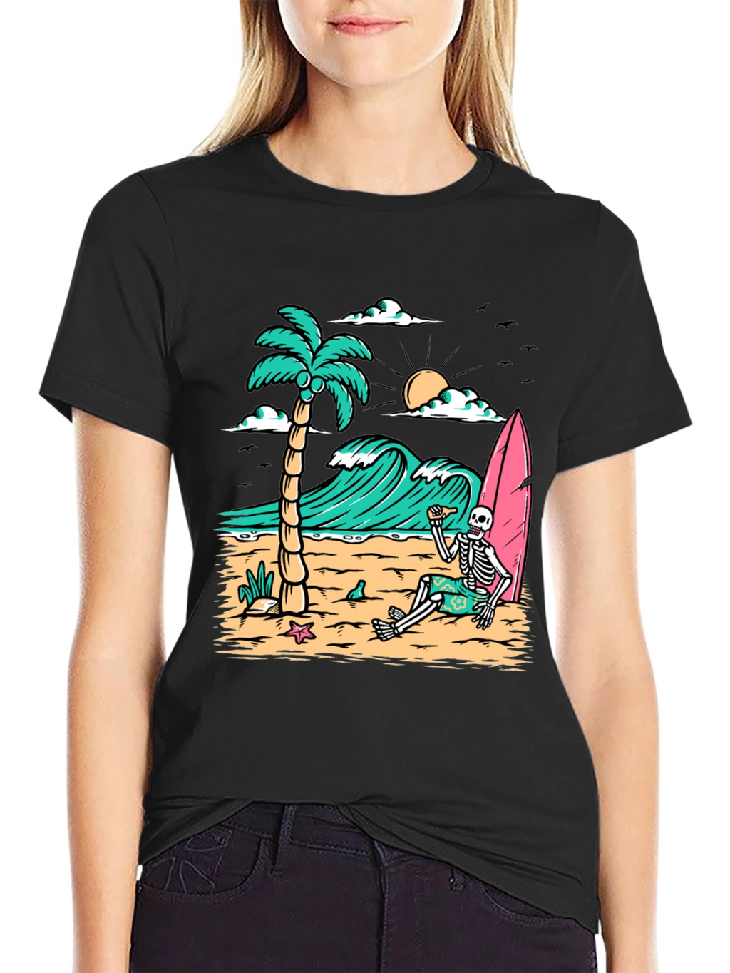 Relaxed Skeleton Beach T-Shirt