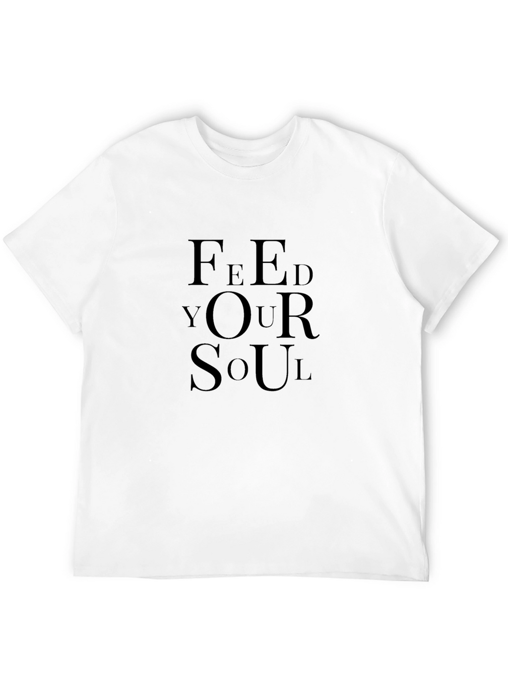 Feed Your Soul Black Graphic T-Shirt