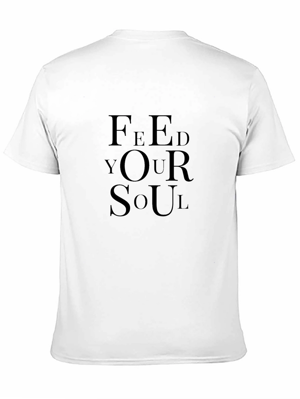 Feed Your Soul Black Graphic T-Shirt