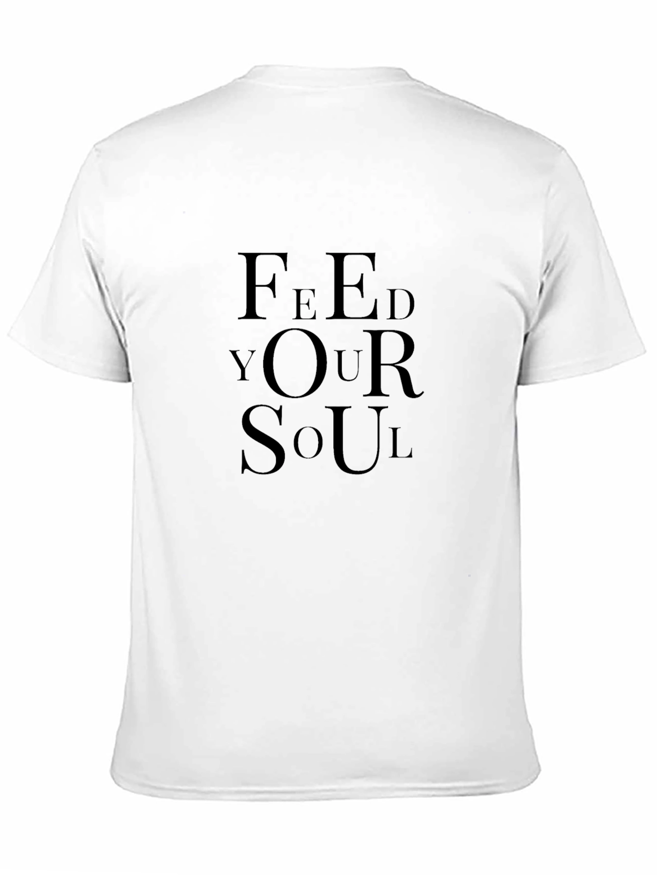 Feed Your Soul Black Graphic T-Shirt