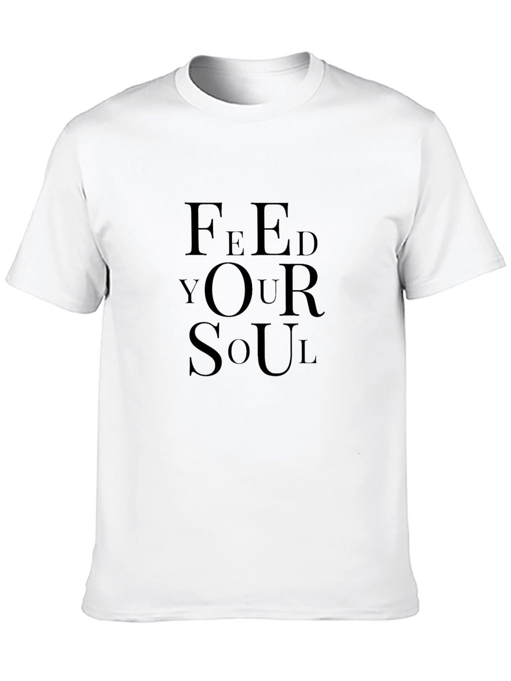 Feed Your Soul Black Graphic T-Shirt