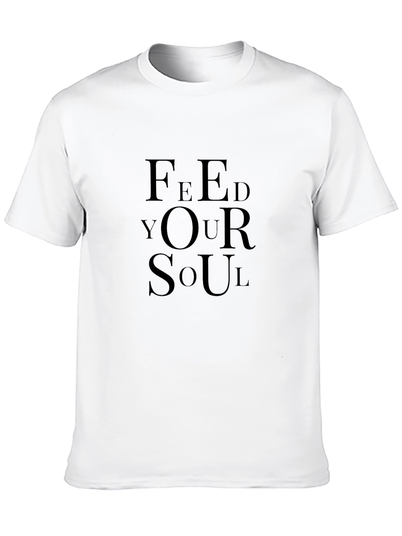 Feed Your Soul Black Graphic T-Shirt