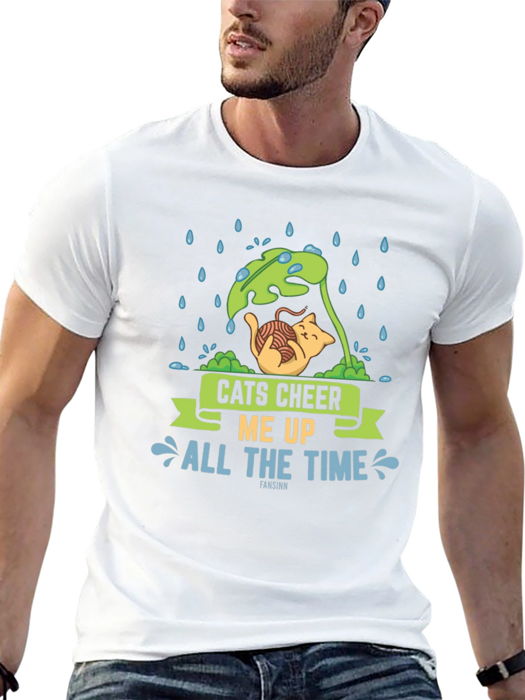 Cats Cheer Me Up All The Time T-Shirt