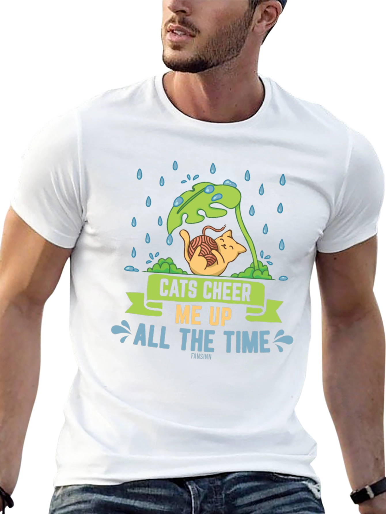 Cats Cheer Me Up All The Time T-Shirt