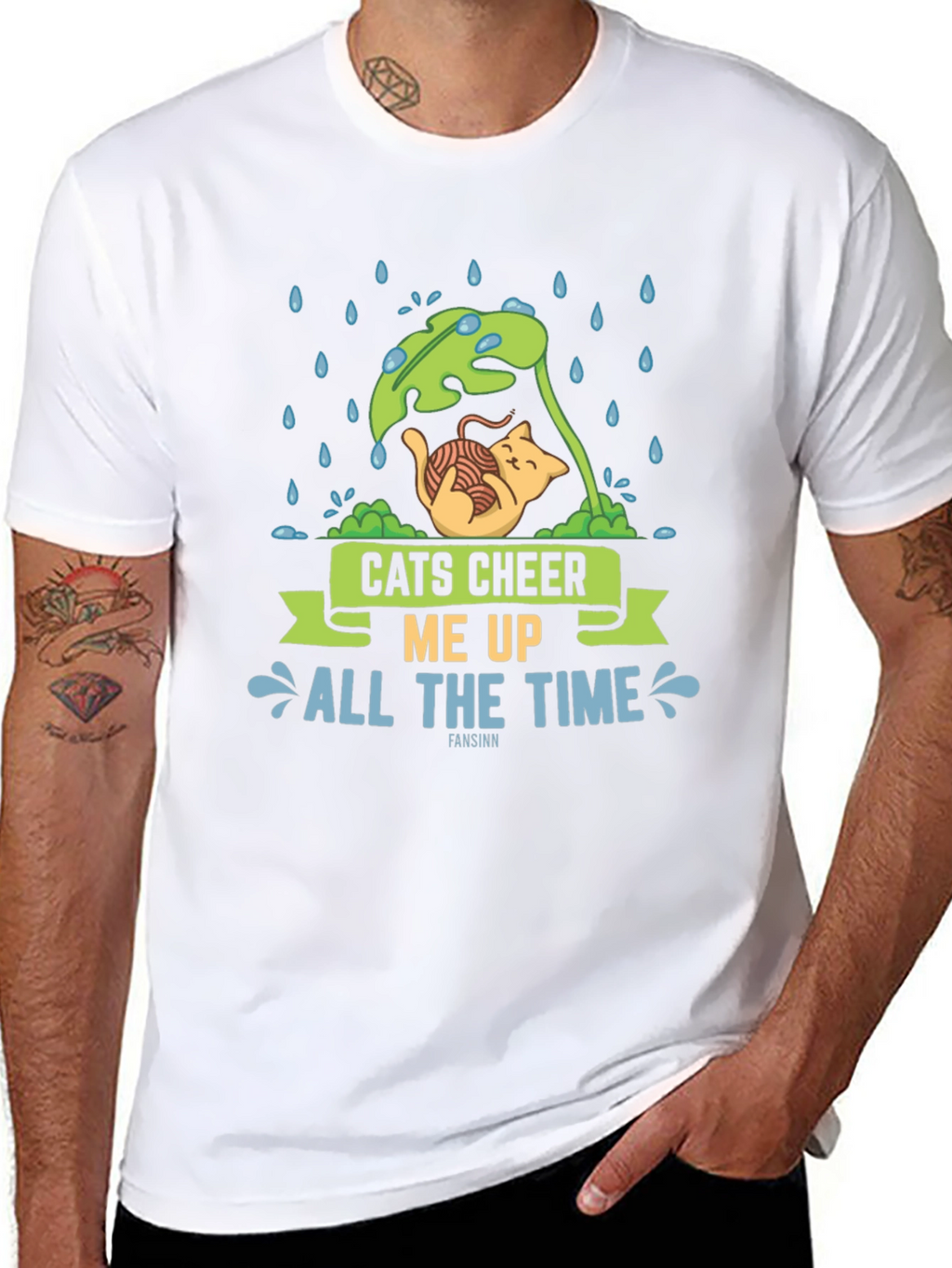Cats Cheer Me Up All The Time T-Shirt