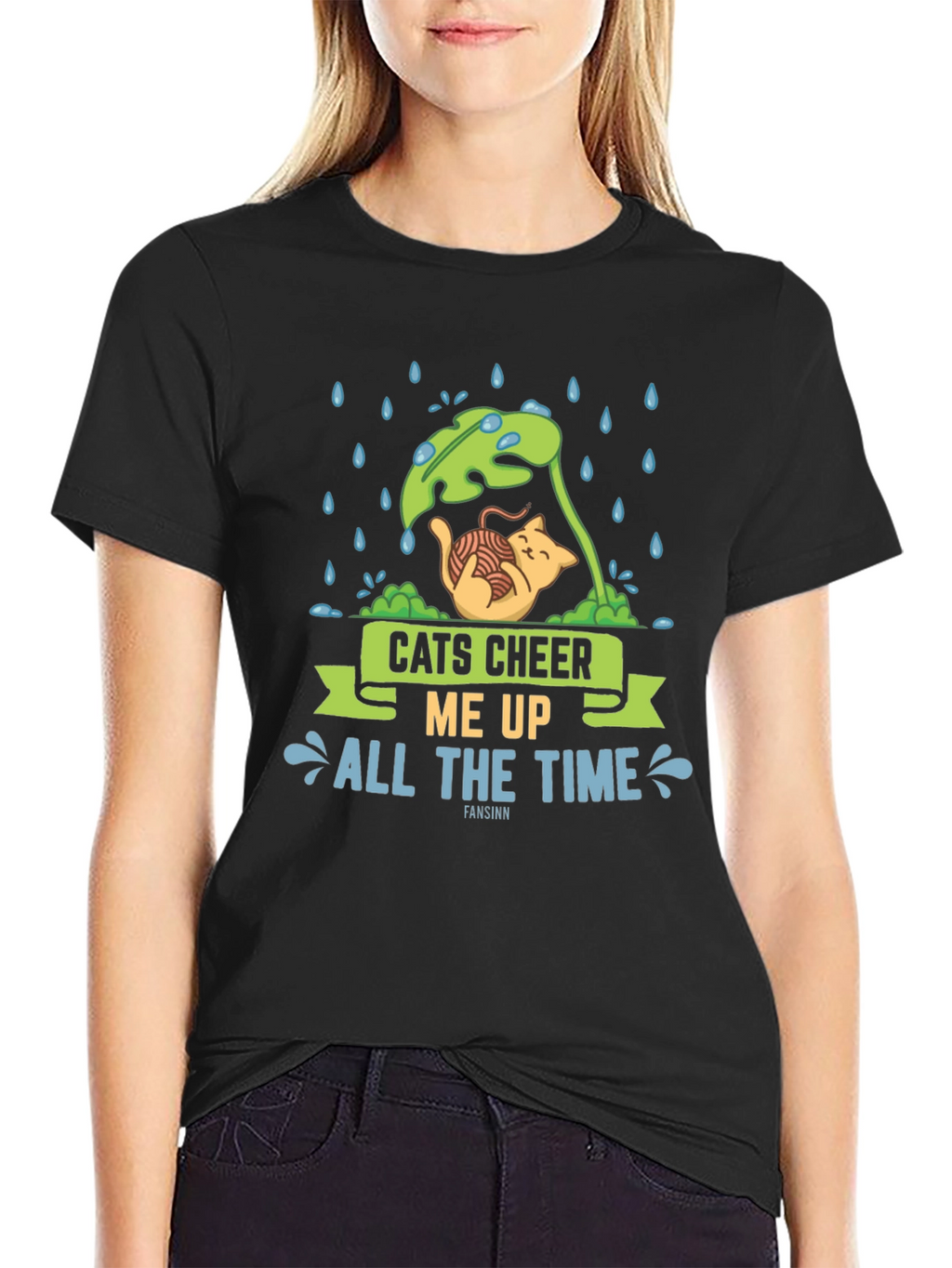 Cats Cheer Me Up All The Time T-Shirt