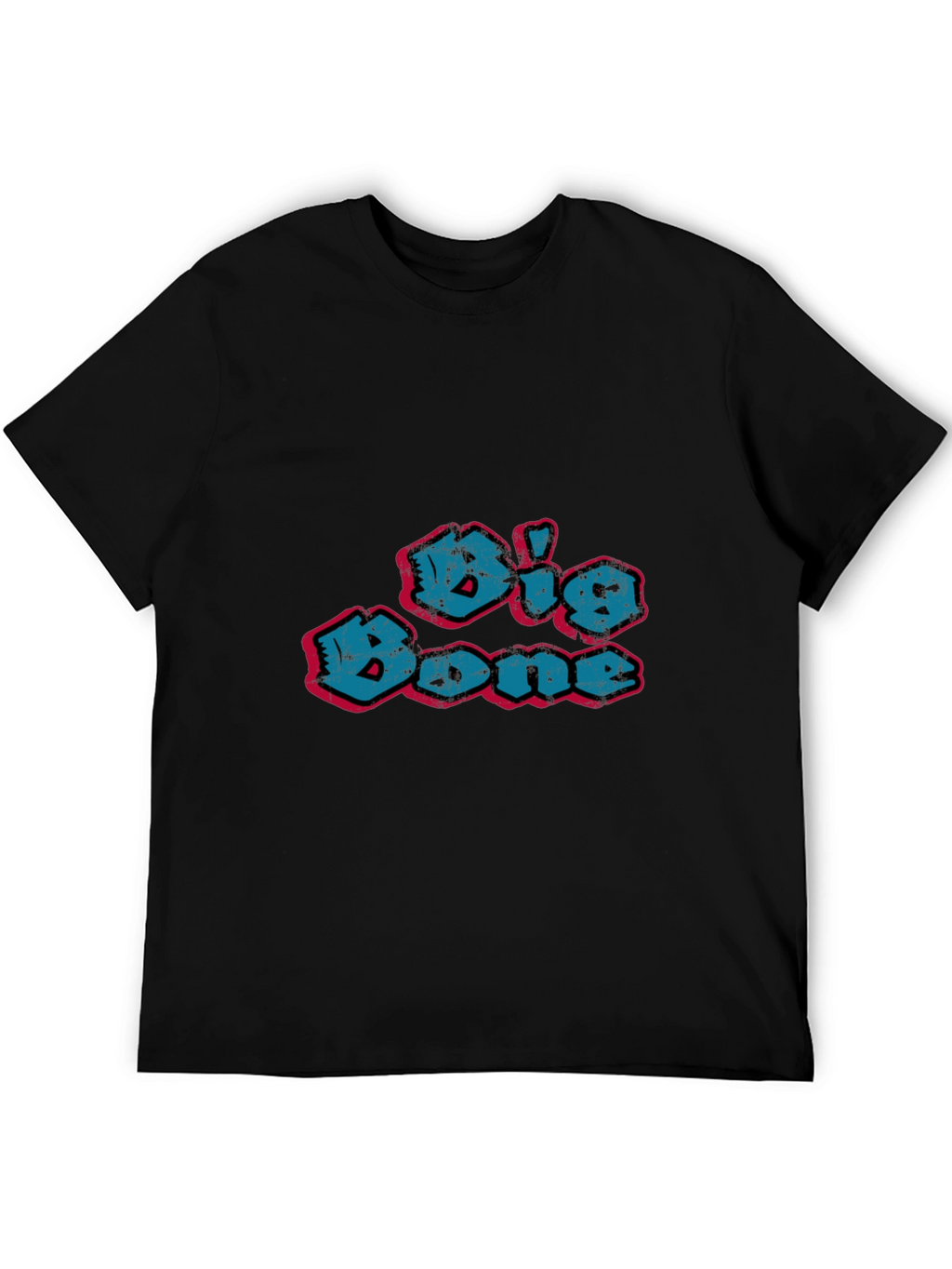 Big Bone Graphic Black T-Shirt