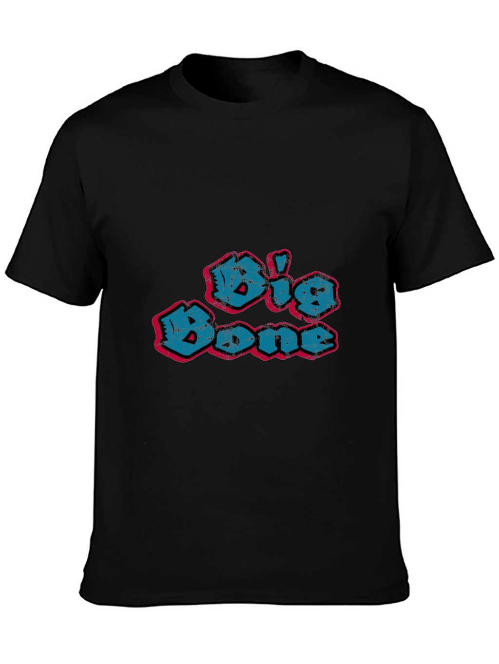 Big Bone Graphic Black T-Shirt