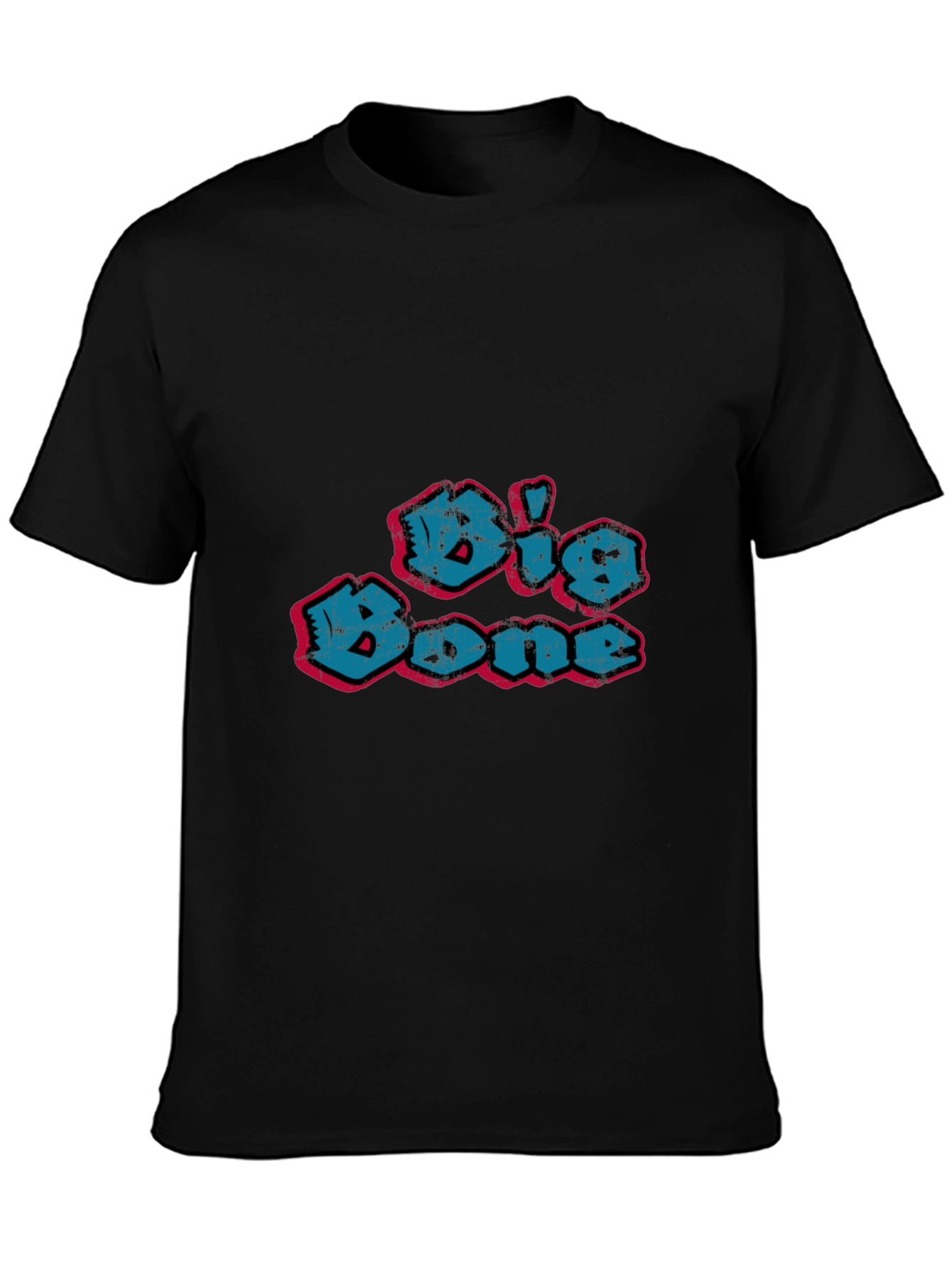 Big Bone Graphic Black T-Shirt
