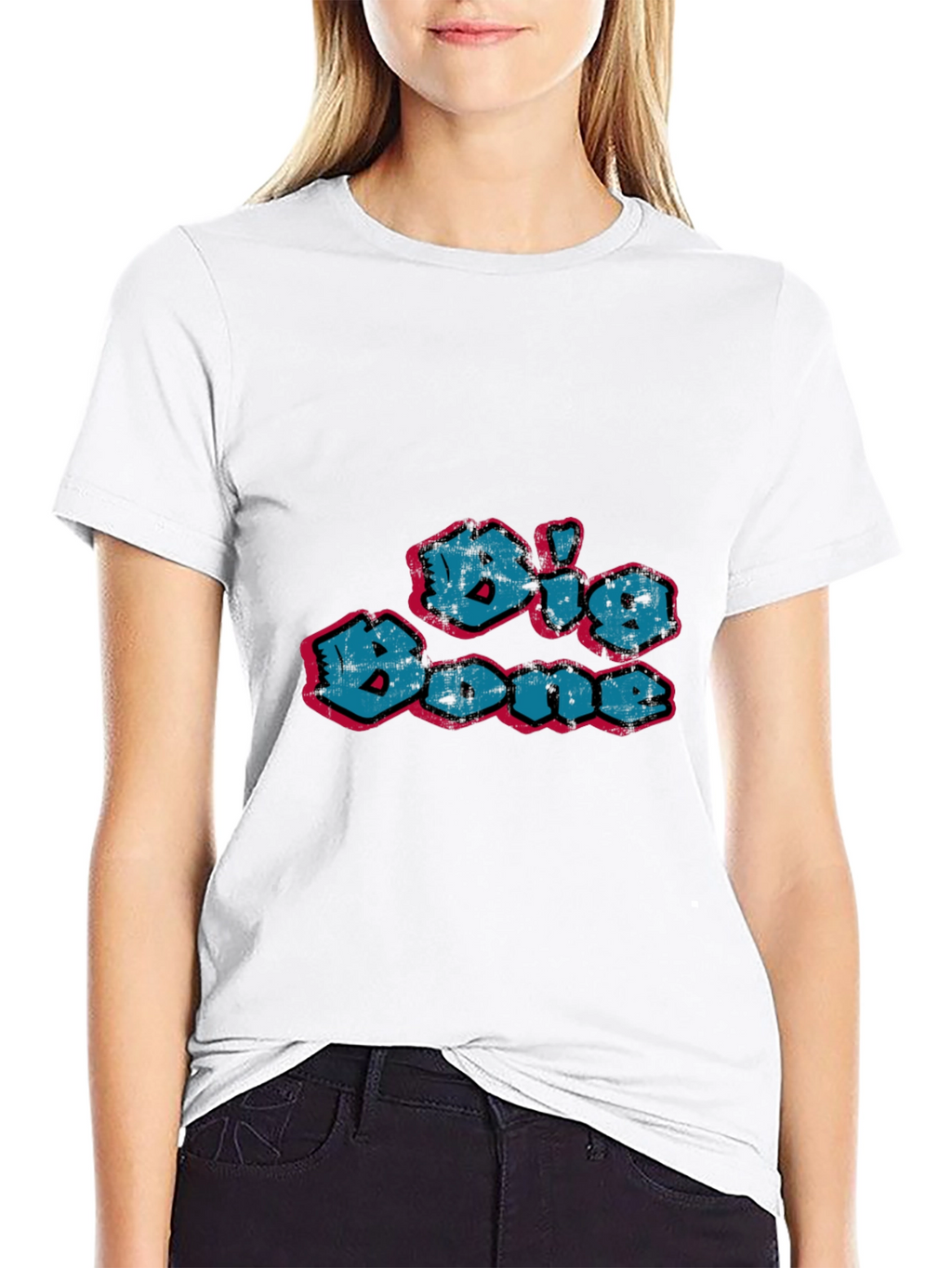 Big Bone Graphic Black T-Shirt