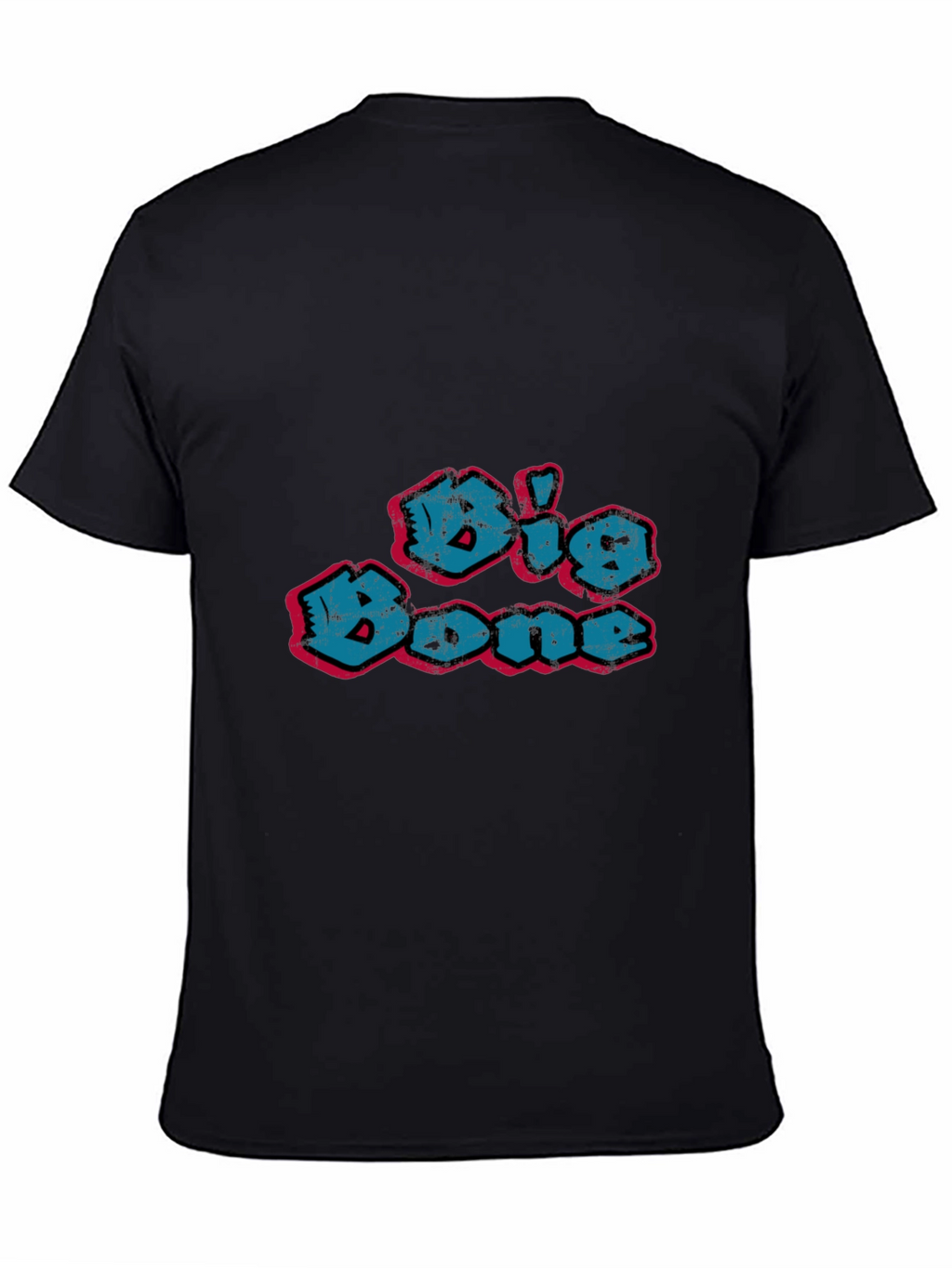 Big Bone Graphic Black T-Shirt