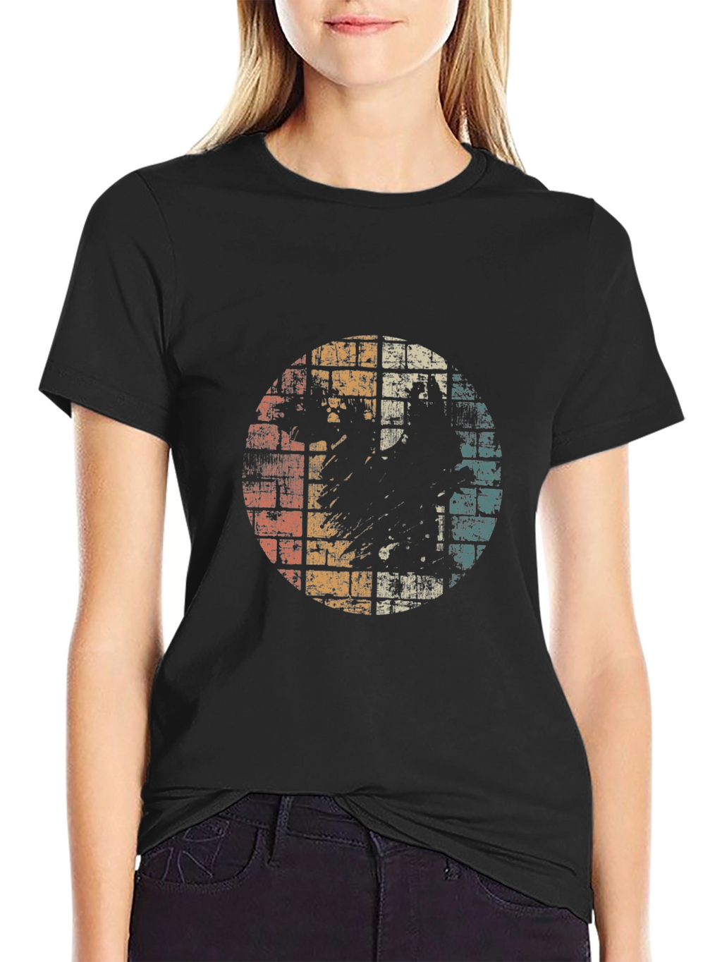 Retro Distressed Graphic T-Shirt