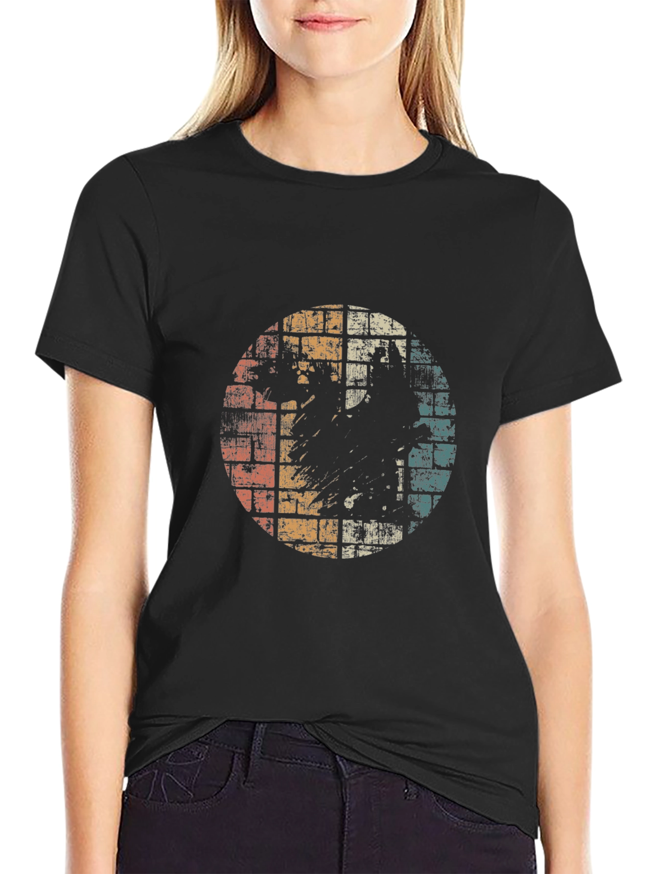 Retro Distressed Graphic T-Shirt