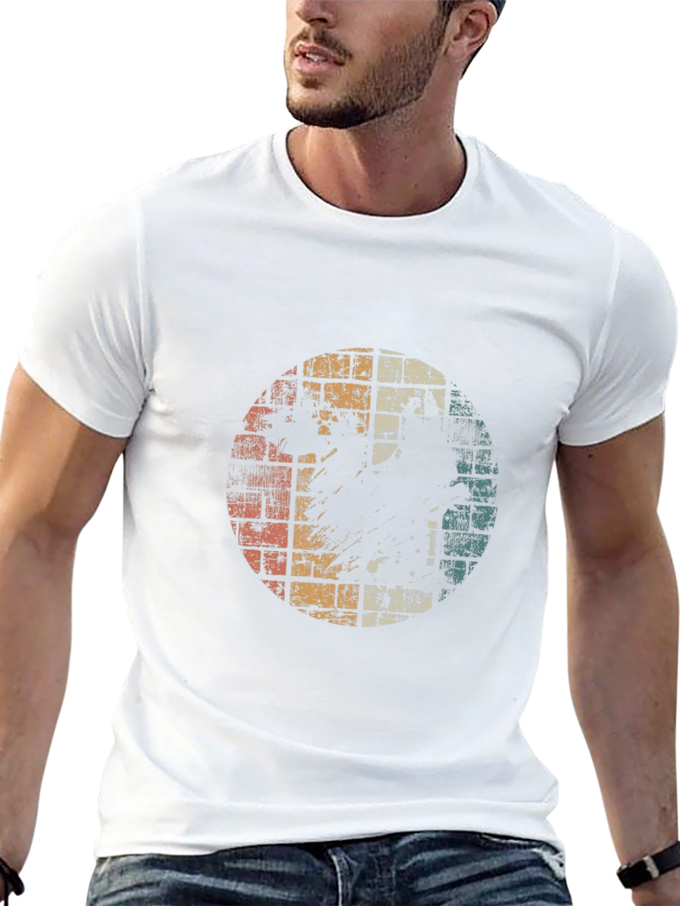 Retro Distressed Graphic T-Shirt