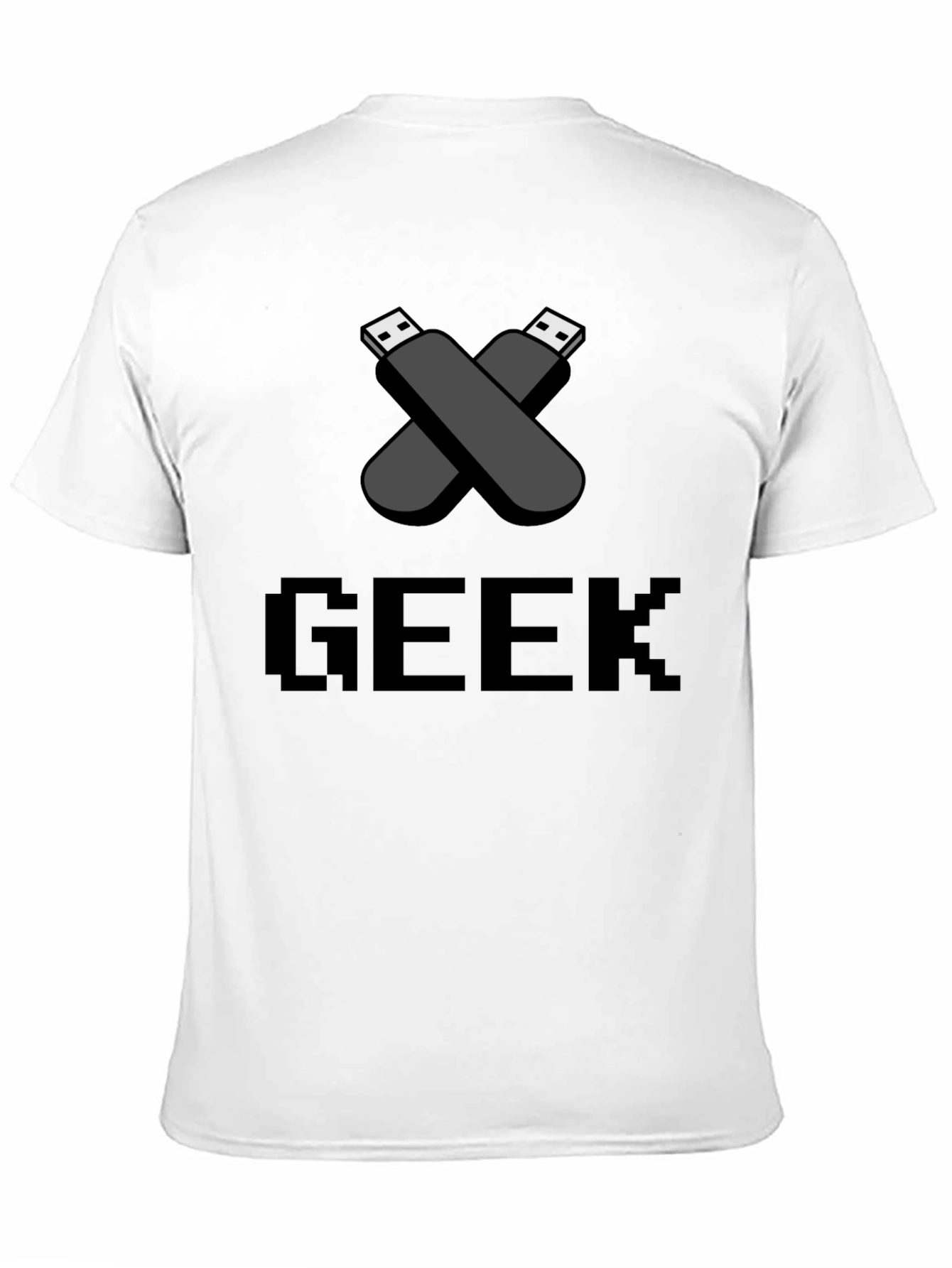 Geek USB Drive T-Shirt - Black