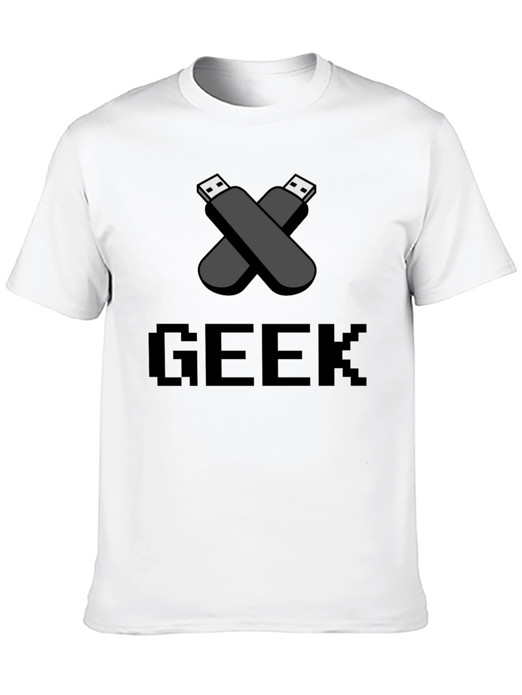 Geek USB Drive T-Shirt - Black
