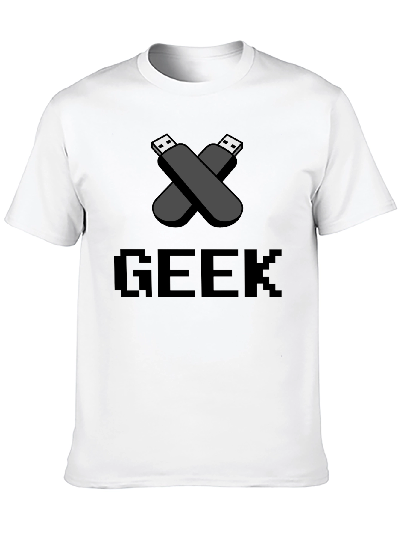 Geek USB Drive T-Shirt - Black