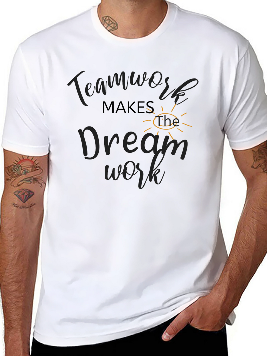 Teamwork Makes the Dream Work Graphic Tee