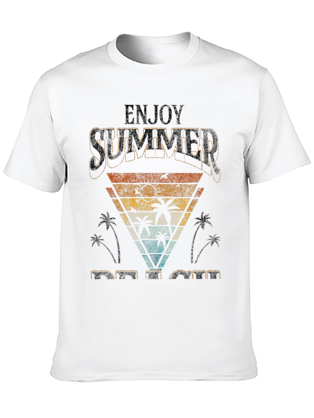 Retro Summer Beach T-Shirt - Vacation Vibes