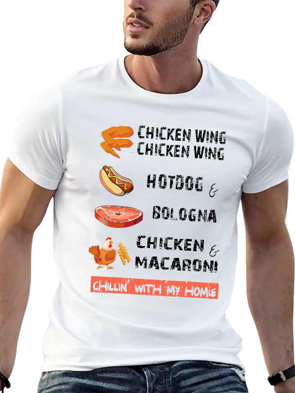 Chillin With My Homies Funny Food T-Shirt