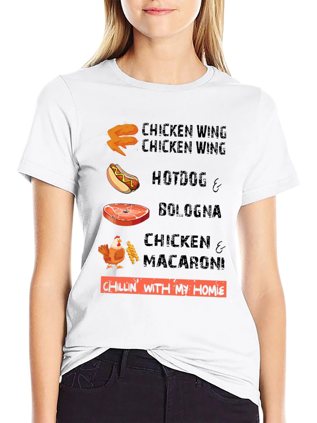 Chillin With My Homies Funny Food T-Shirt
