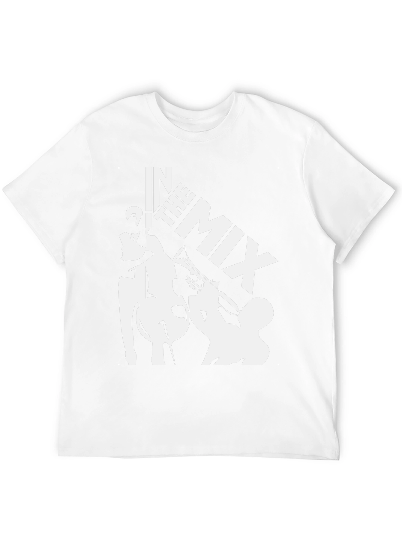 In The Mix Black Graphic T-Shirt