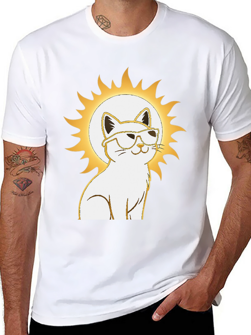 Cool Cat T-Shirt - Sun and Shades!