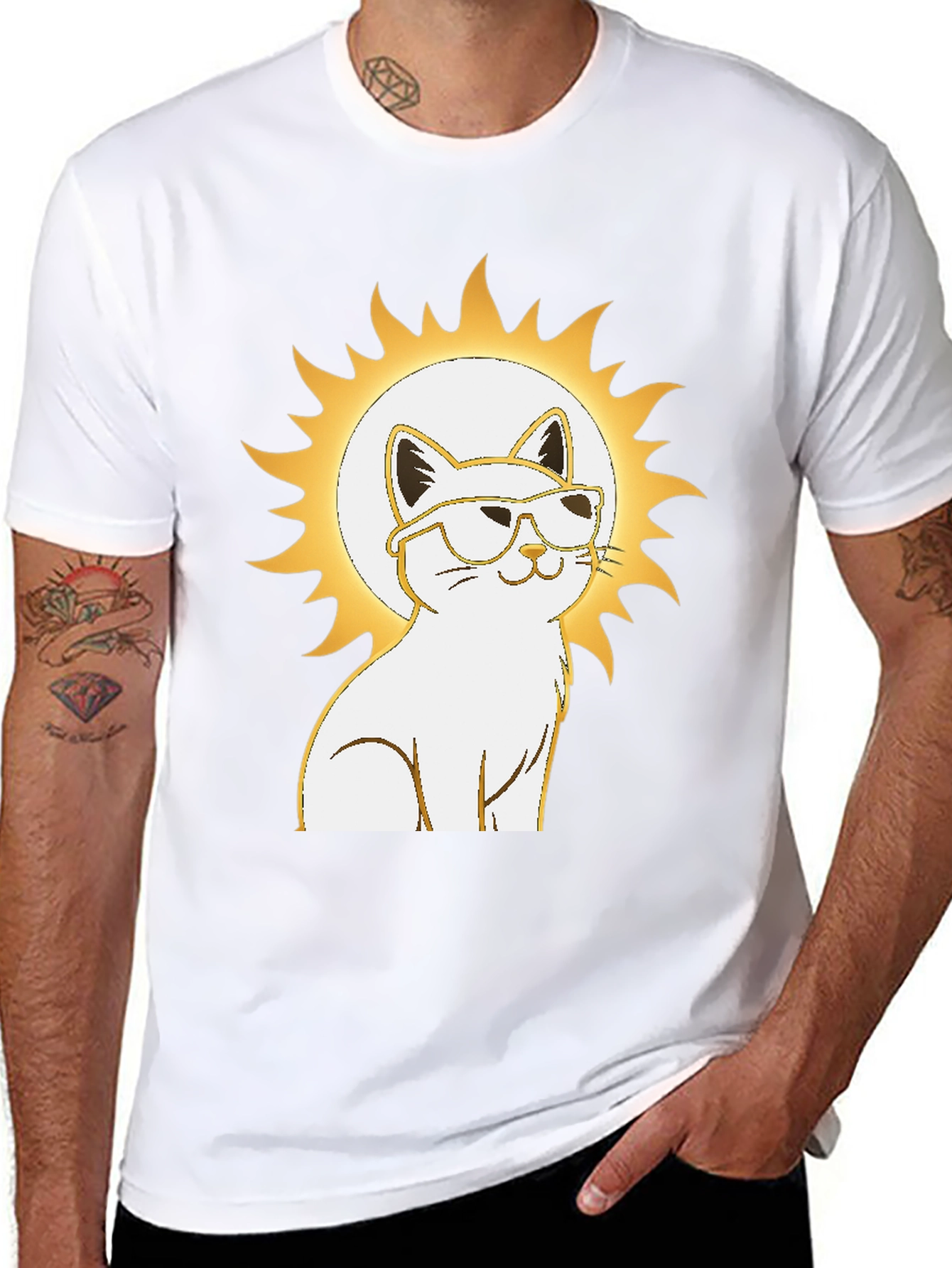 Cool Cat T-Shirt - Sun and Shades!