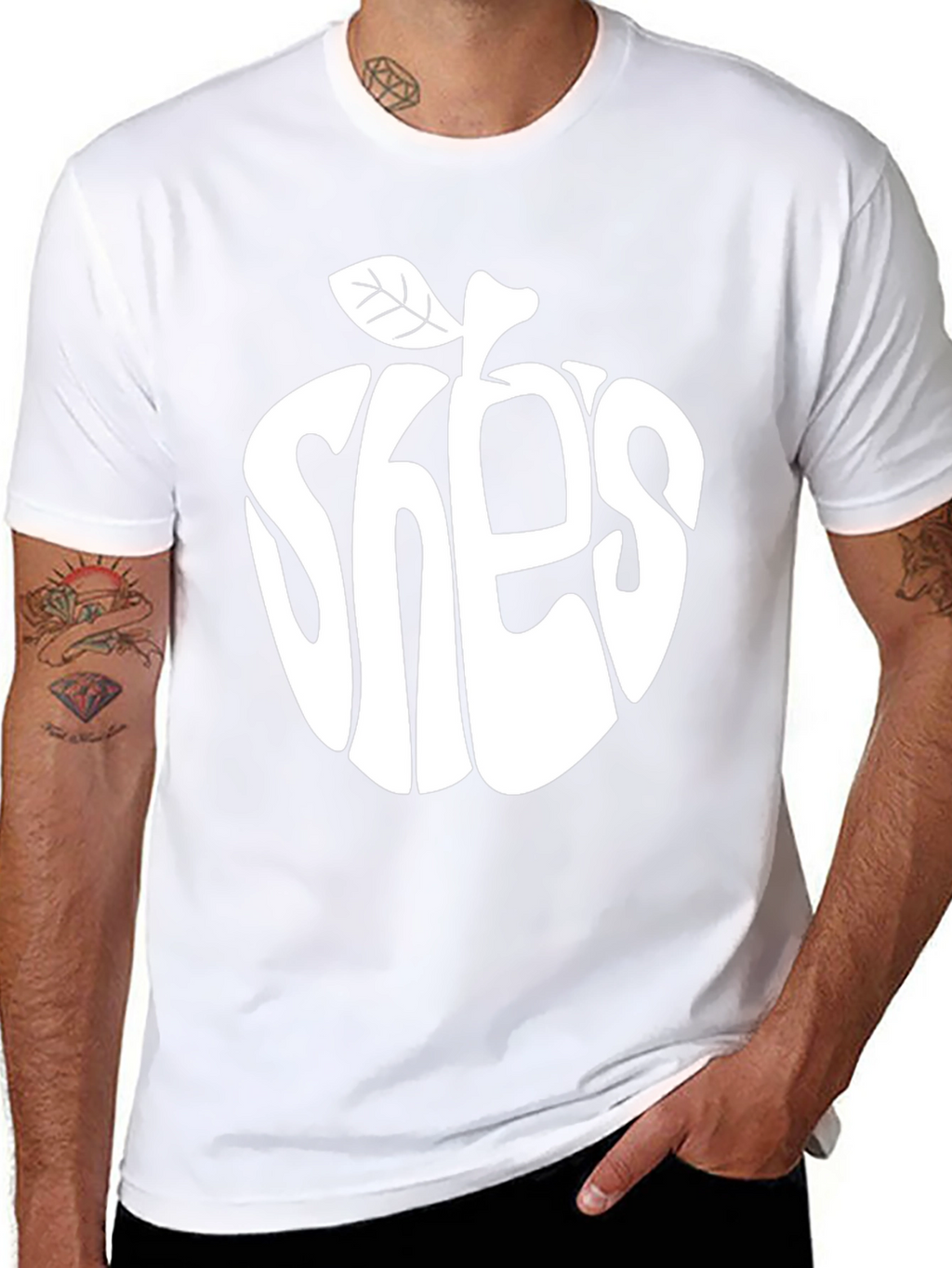 Apple Shes Beatles Inspired Black T-Shirt