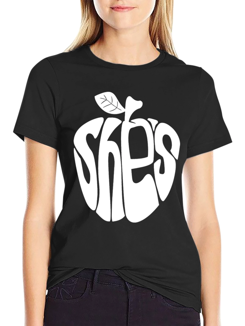 Apple Shes Beatles Inspired Black T-Shirt