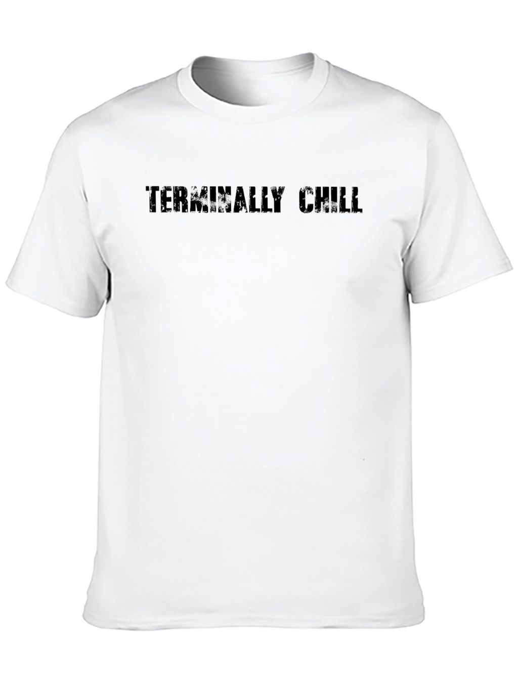 Terminally Chill Black Graphic T-Shirt