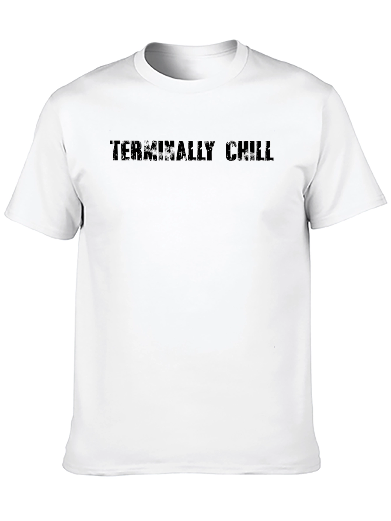 Terminally Chill Black Graphic T-Shirt