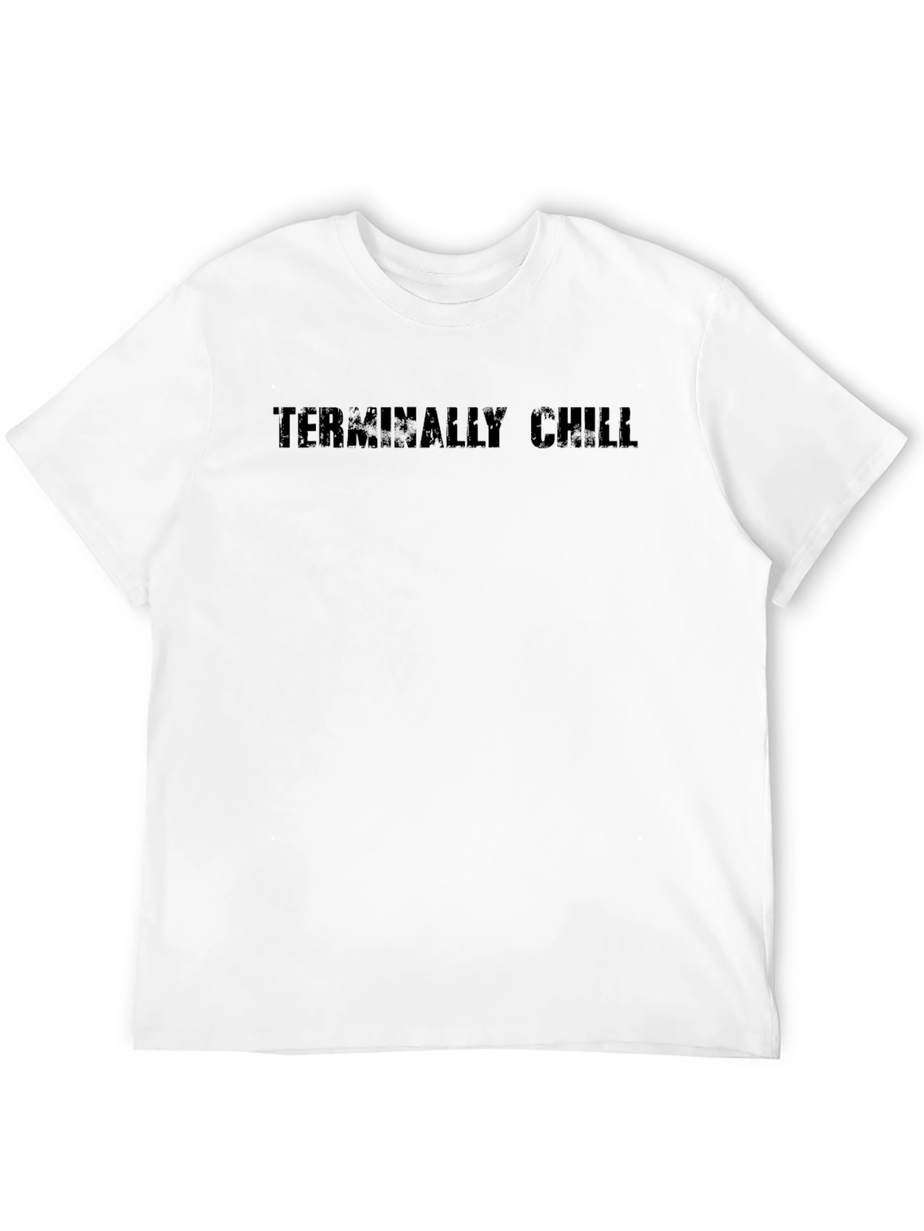 Terminally Chill Black Graphic T-Shirt