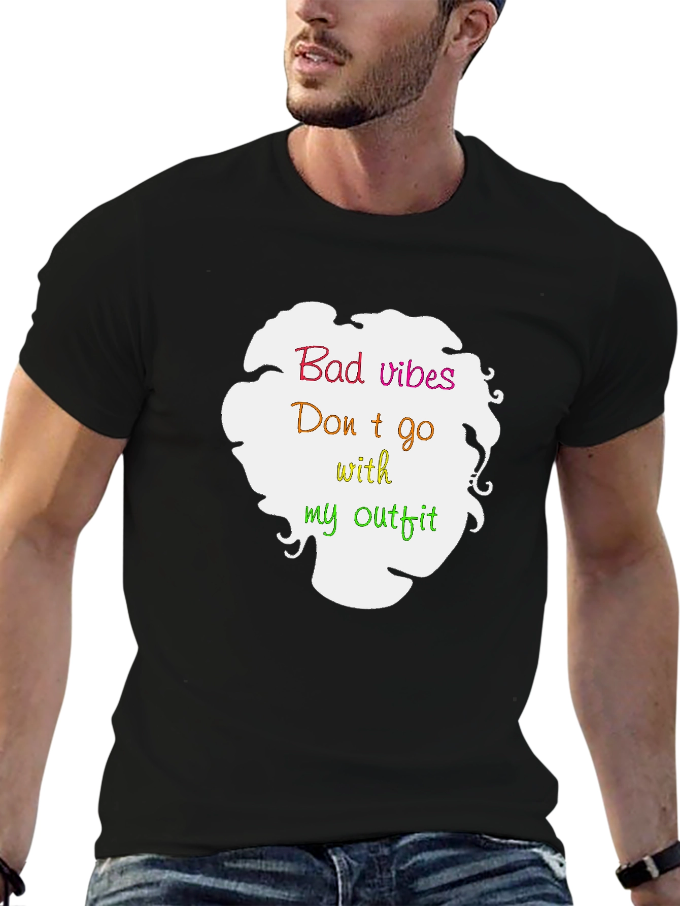 Bad Vibes Outfit T-Shirt - Casual Style