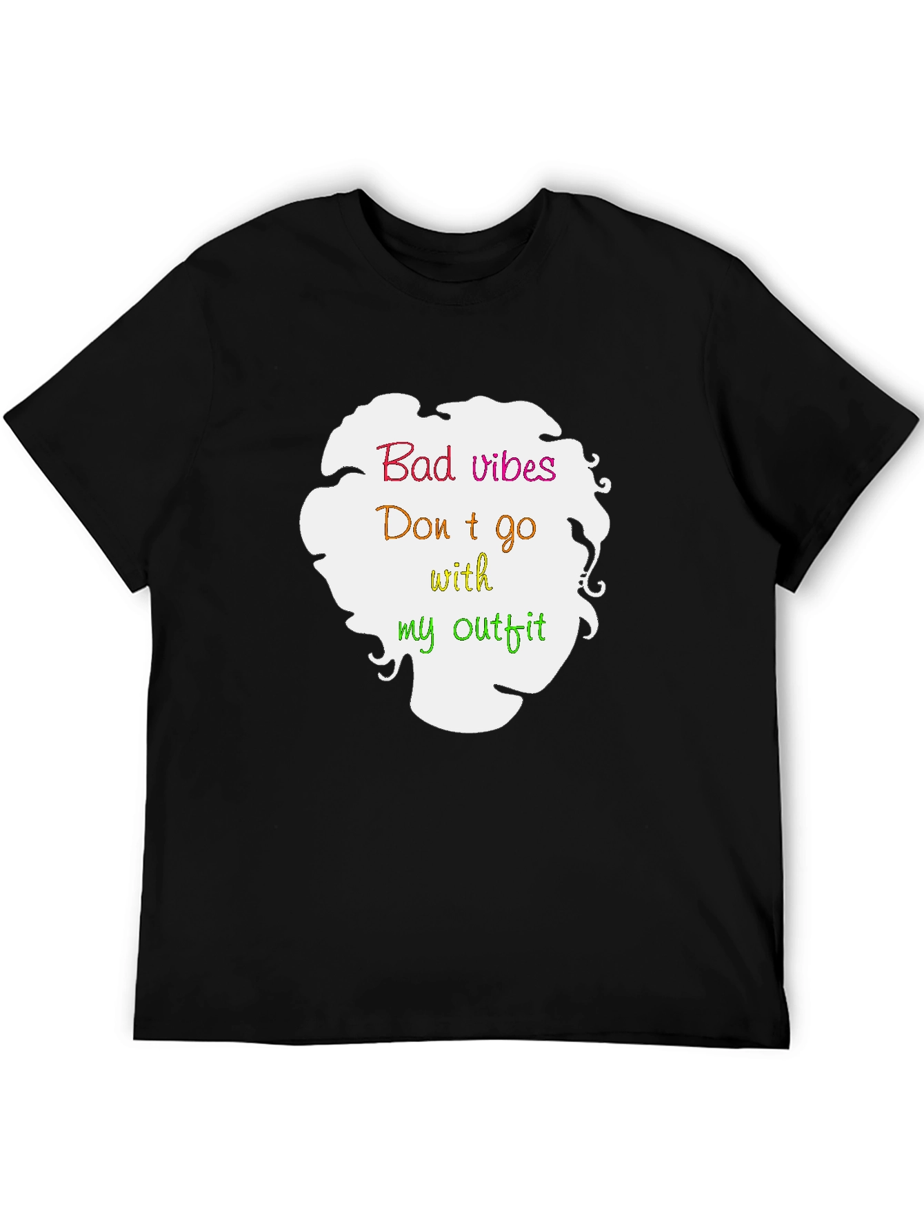 Bad Vibes Outfit T-Shirt - Casual Style