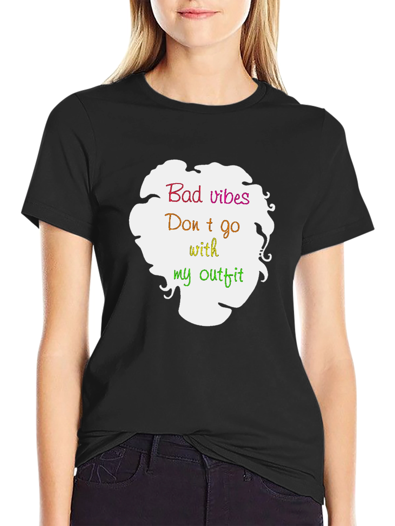 Bad Vibes Outfit T-Shirt - Casual Style